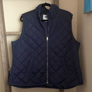 Blue Old Navy Quilted Vest